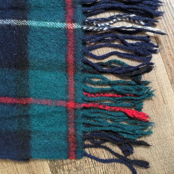 Clans Scotland Lambs Wool Tartan Plaid Unisex Scarf 56” x 12” - Picture 3 of 7